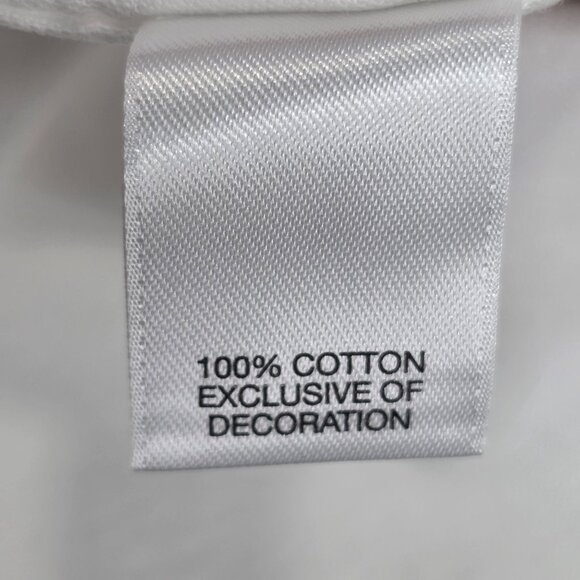 Mens Cremeux Classics White Shirt Short Sleeve Button Down Supima Cotton Size XL - Picture 4 of 9